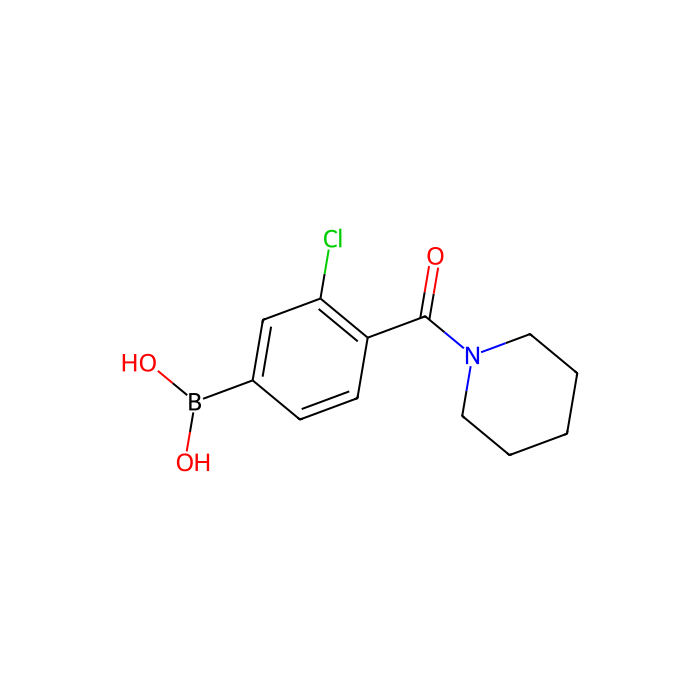 3-氯-4-(哌啶-1-羰基)苯基硼酸