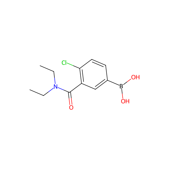 4-氯-3-(N,N-二乙基氨基甲酰基)苯基硼酸