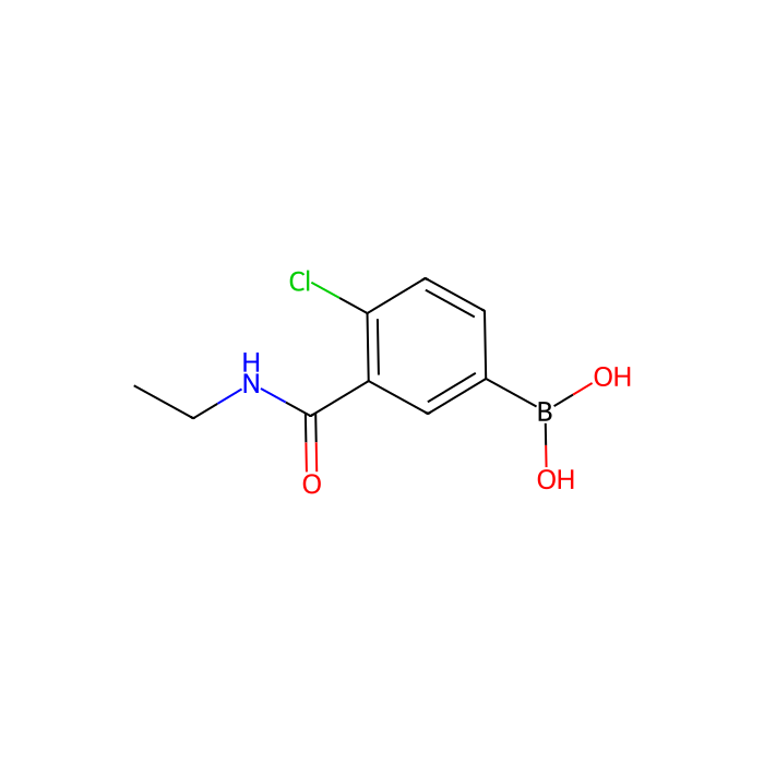 4-氯-3-(乙基氨基甲酰基)苯基硼酸