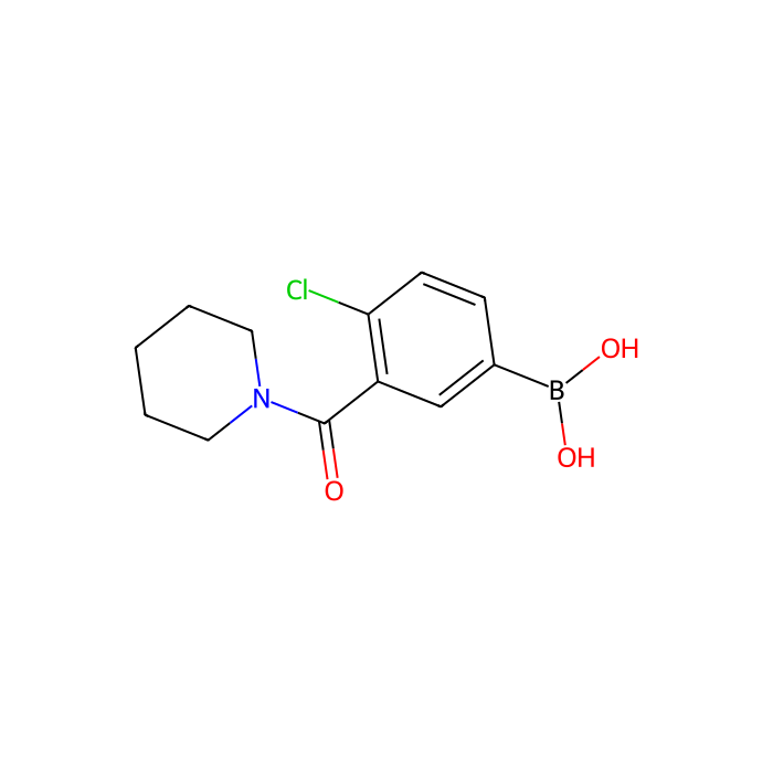 4-氯-3-(哌啶-1-羰基)苯基硼酸
