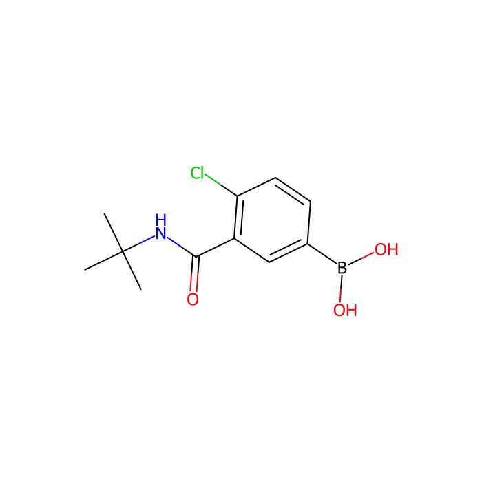 4-氯-3-(叔丁基氨基甲酰基)苯基硼酸