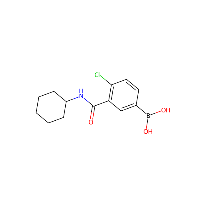 4-氯-3-(环己基氨基羰基)苯基硼酸