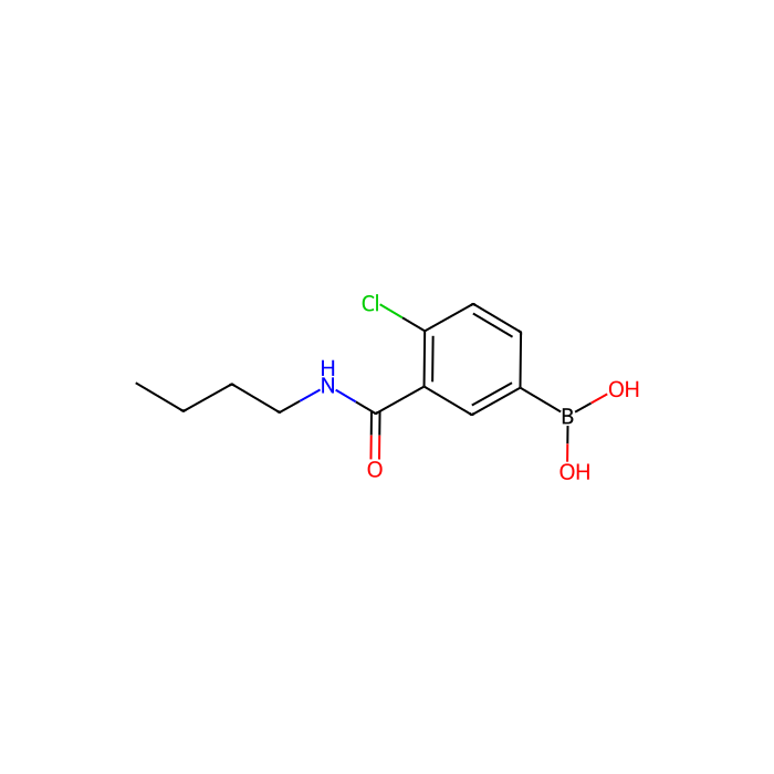 4-氯-3-(正丁基氨基羰基)苯基硼酸