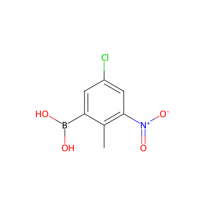 5-氯-2-甲基-3-硝基苯基硼酸