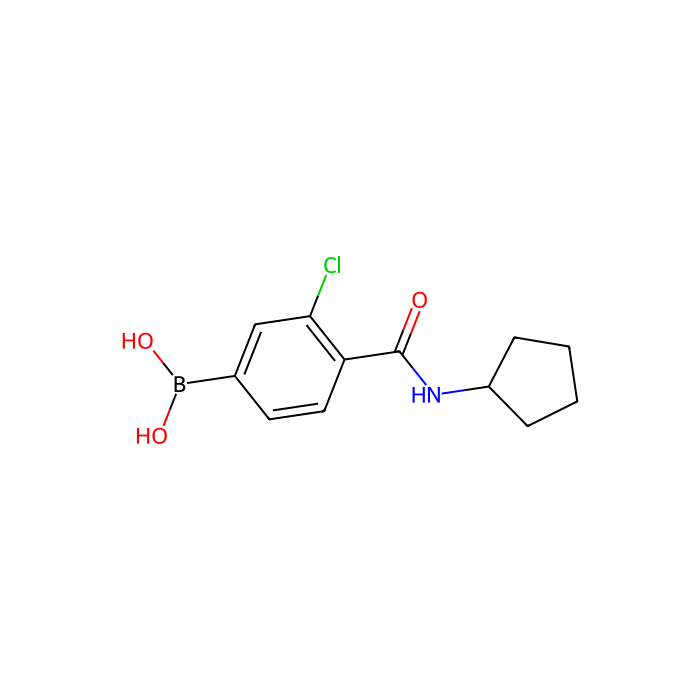 3-氯-4-(环戊基氨基甲酰基)苯基硼酸
