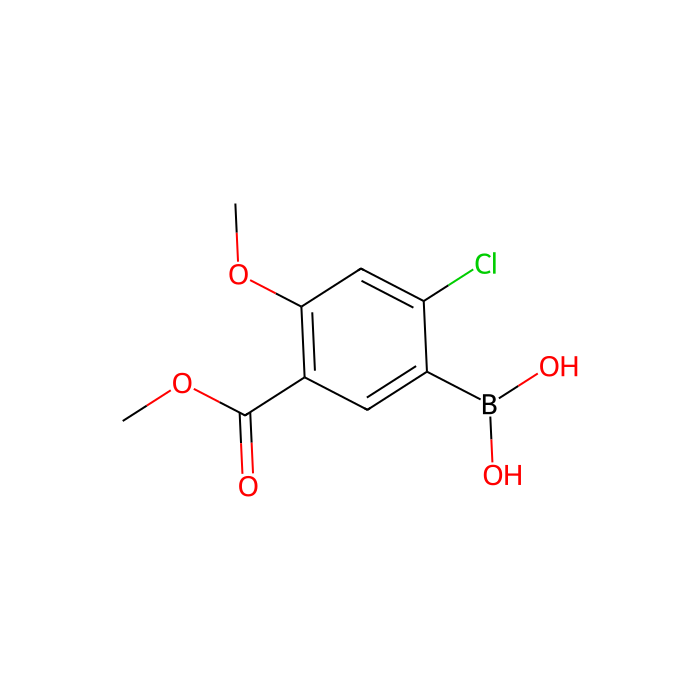 2-氯-4-甲氧基-5-(甲氧基羰基)苯基硼酸