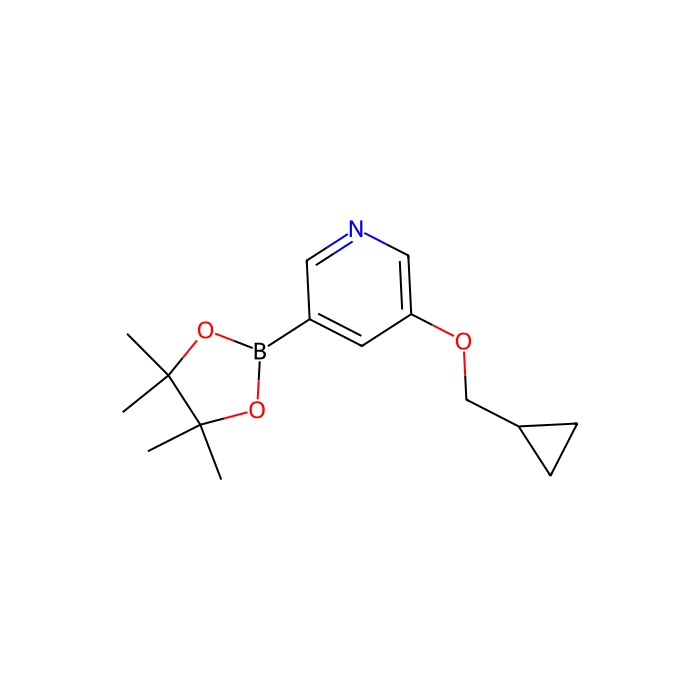 3-(环丙基甲氧基)-5-(4,4,5,5-四甲基-1,3,2-二氧硼戊烷-2-基)吡啶
