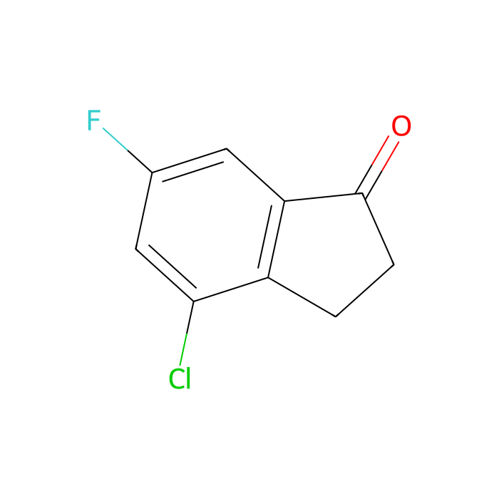 4-氯-6-氟茚-1-酮