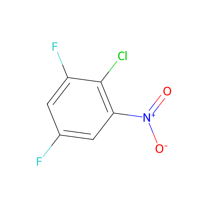 2-氯-3,5-二氟硝基苯