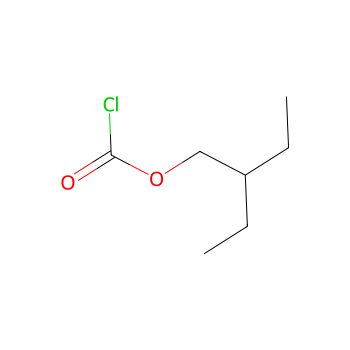 2-乙基-1-丁基氯甲酸酯, ≥85%,NMR