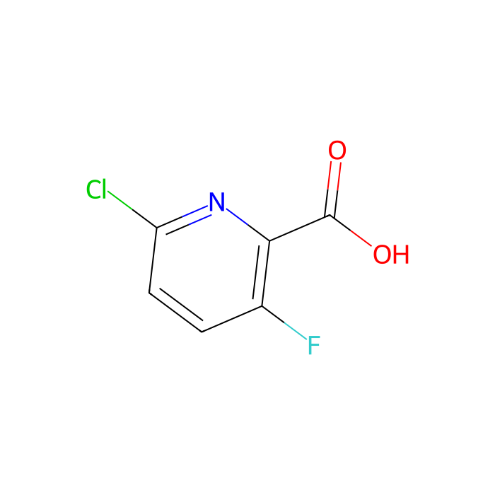 2-氯-5-氟吡啶-6-羧酸