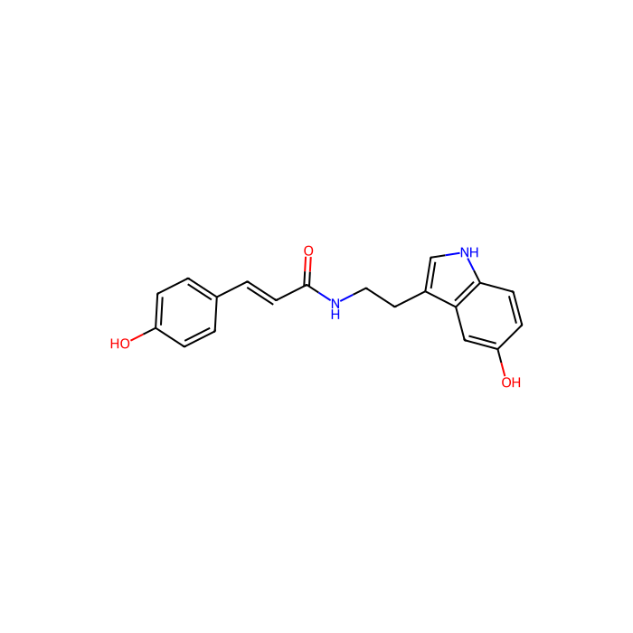 N-(P-香豆酰)-羟色胺