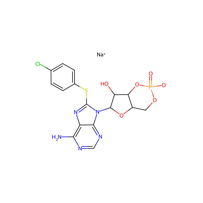 8-(4-氯苯硫基）-腺苷 3′,5′-环单磷酸 钠盐