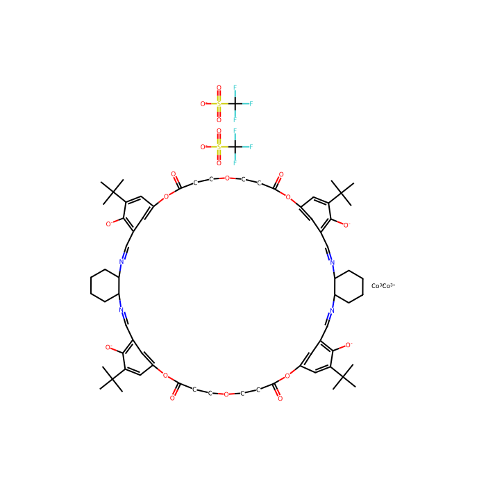 环状寡聚双[[（1R，2R）-（+）-1,2-环己烷二氨基-N，N-双（3,3-二叔丁基水杨基）钴（III）三氟甲磺酸盐]-5,5-双（ 2-羧乙基）醚