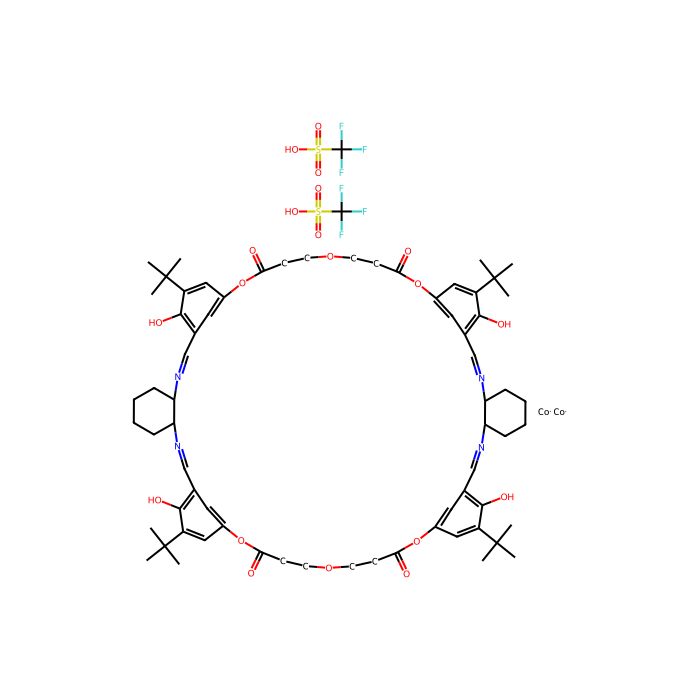环状寡聚双[[（1S，2S）-（-）-1,2-环己烷二氨基-N，N-双（3,3-二叔丁基水杨基）三氟甲磺酸钴（III）]-5,5-双（ 2-羧乙基）醚
