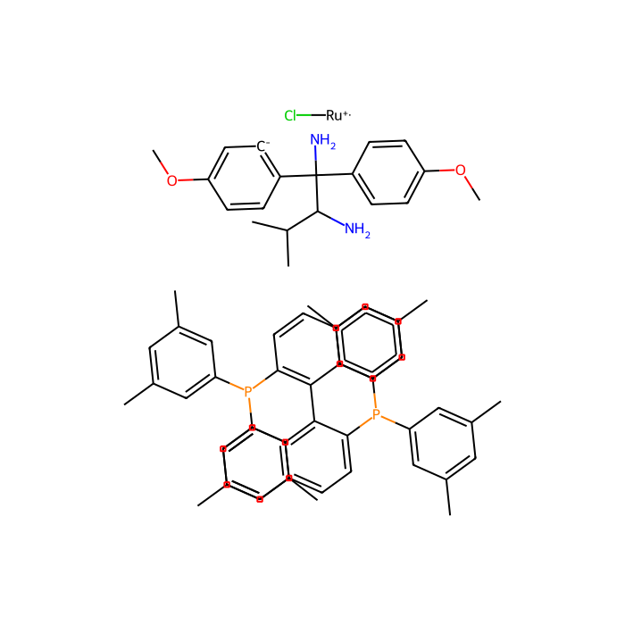 氯{(S)-(-)-2,2'-双[二(3,5-二甲苯基)膦]-1,1'-联萘}[(2S)-(+)-1-(4-甲氧基苯基) )-1-(4-甲氧基苯基-kC)-3-甲基-1,2-丁二胺]钌(II)