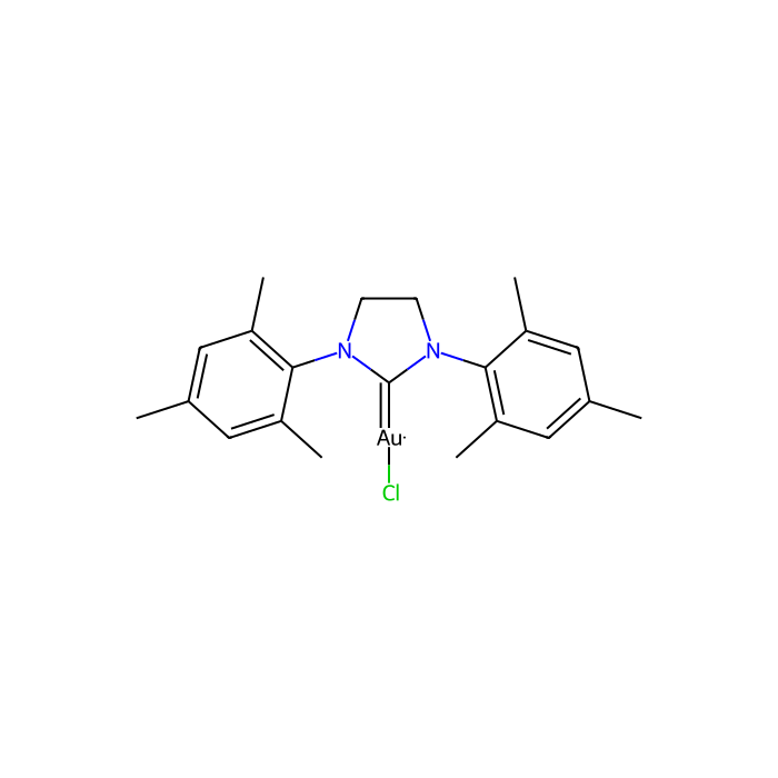 氯[1,3-双（2,4,6-三甲基苯基）-4,5-二氢咪唑-2-亚烷基]金（I）