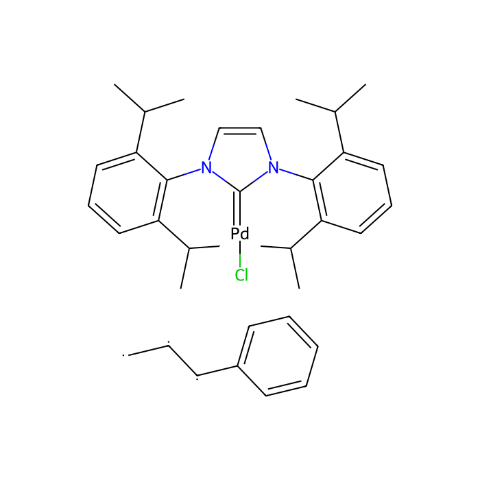 氯[(1,2,3-η)-3-苯基-2-丙烯基] [1,3-双(2,6-二异丙基苯基)咪唑-2-亚烷基]钯(II)