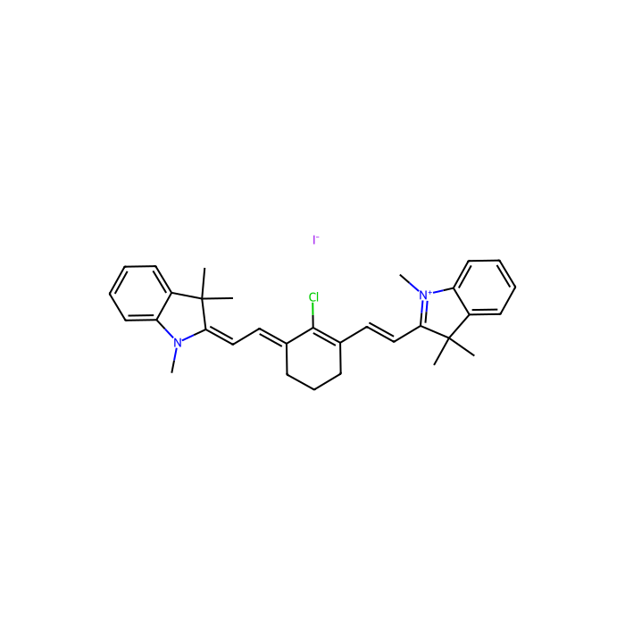 2-[2-[2-氯-3-[(1,3-二氢-1,3,3-三甲基-2H-吲哚-2-亚基)乙亚基]-1-环戊烯-1-基]乙烯基]-1,3,3-三甲基吲哚碘化物