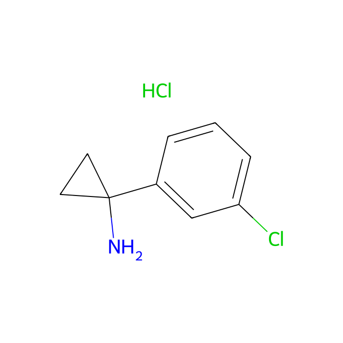 19 1-（3-氯苯基）环丙烷-1-胺盐酸盐
