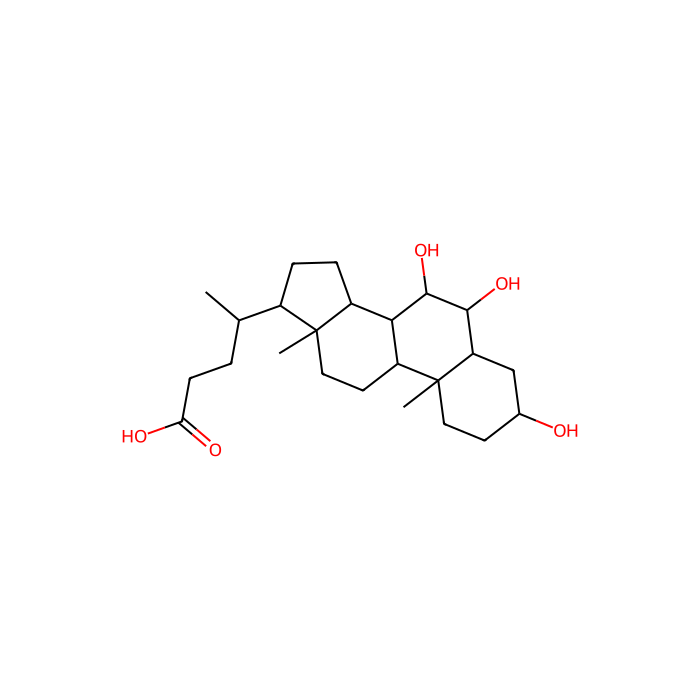 5β-氯酸-3α，6β，7α-三醇
