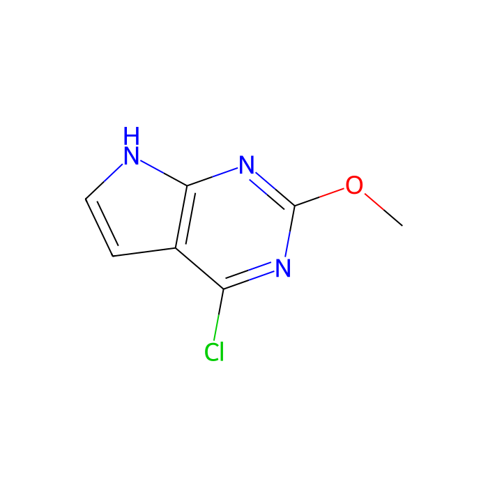 6-氯-2-甲氧基-7-脱氮嘌呤