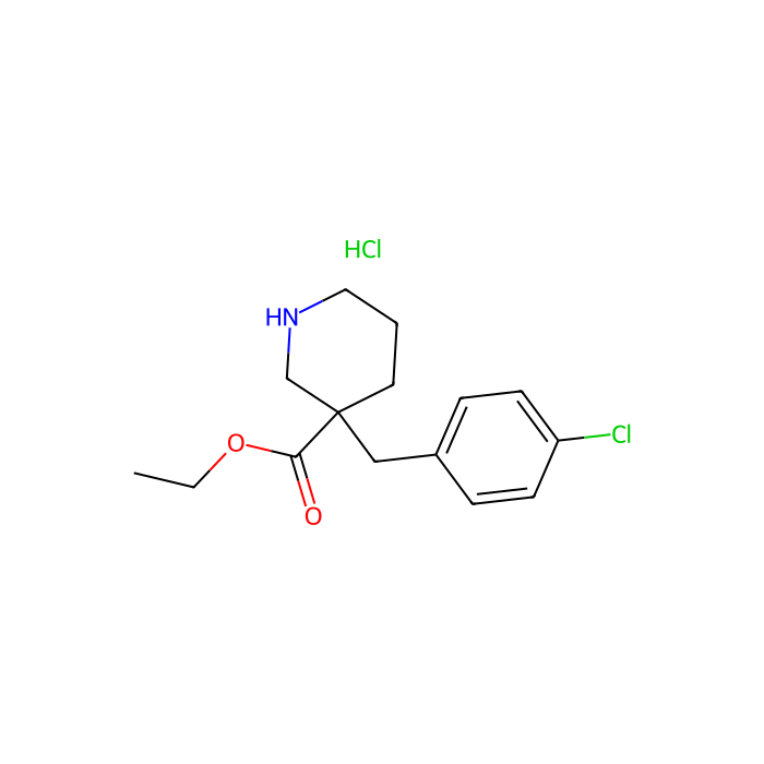 3-(4-氯苄基)哌啶-3-乙基羧酸盐酸盐
