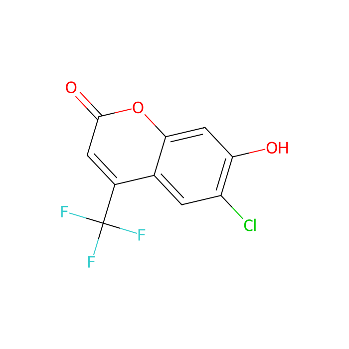 6-氯-7-羟基-4-（三氟甲基）香豆素