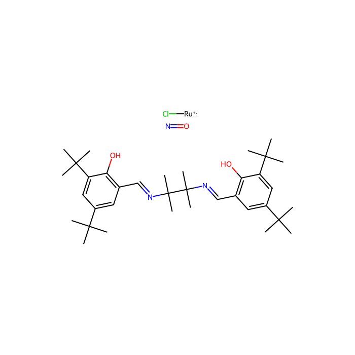 氯代亚硝酰[N,N'-双(3,5-二叔丁基亚水杨基)-1,1,2,2-四甲基乙二胺酸]钌(IV)