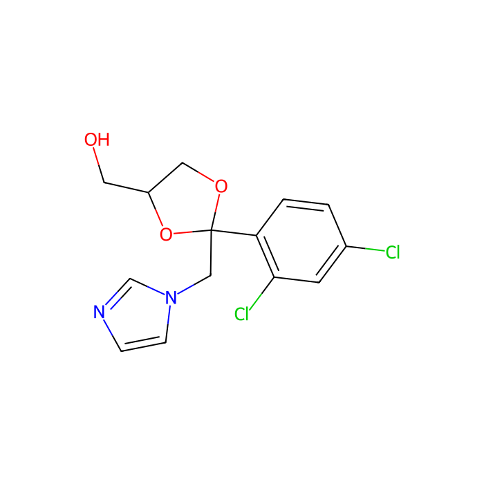 顺-2-（2,4-二氯苯基）-2-（1H-咪唑-1-基甲基）-1,3-二氧戊环-4-甲醇