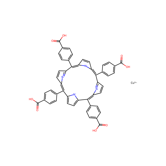 铜(II)内消旋四(4-羧基苯基)卟啉 (Cu(II) MTCPP)