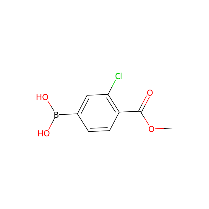 3-氯-4-(甲氧基羰基)苯硼酸 (含不同量的酸酐)