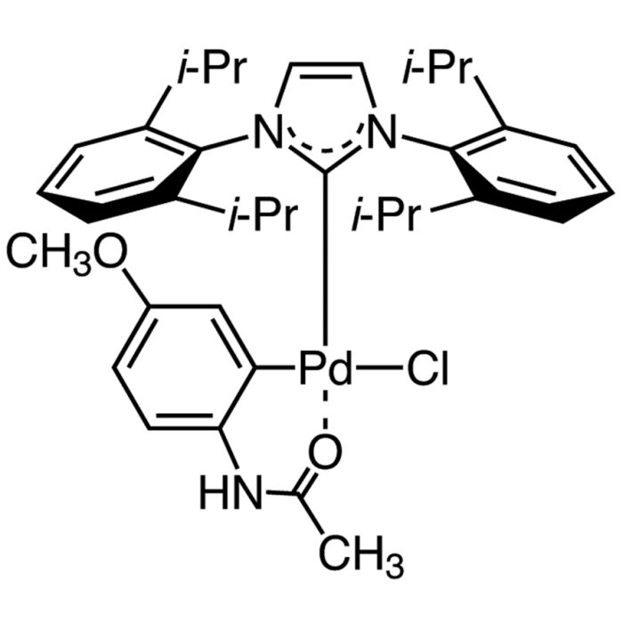 [[1,3-双(2,6-二异丙苯基)咪唑-2-亚基](4'-甲氧基乙酰苯胺)氯化钯(II)]