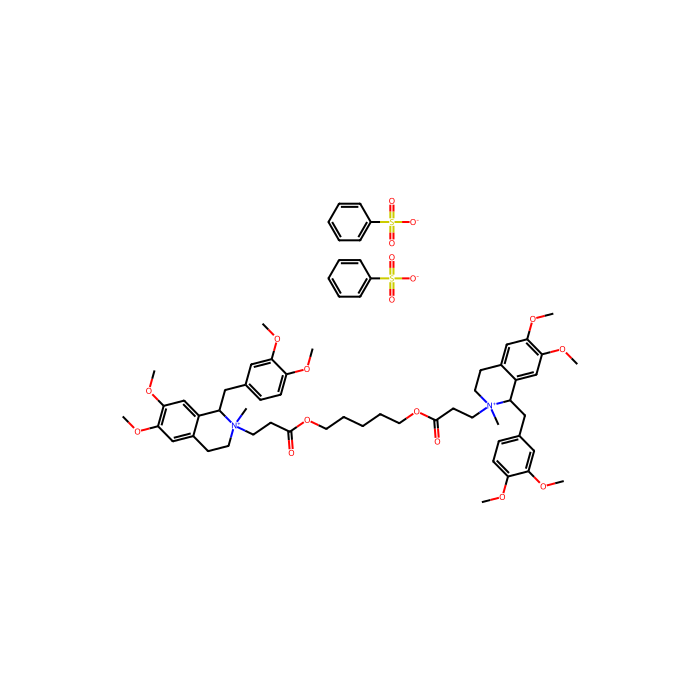 Cisatracurium Besylate, 肌肉型烟碱乙酰胆碱受体拮抗剂