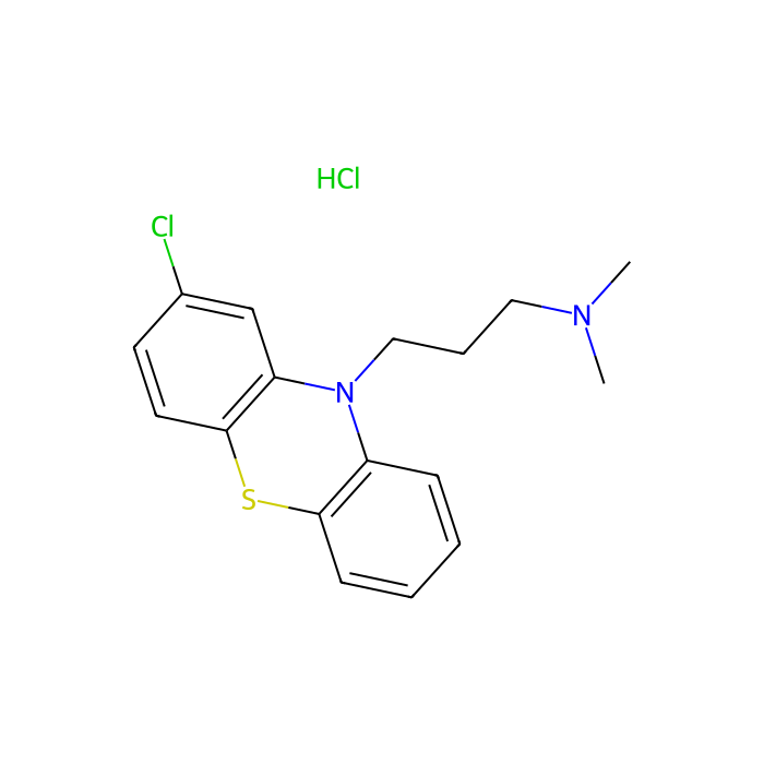 盐酸氯丙嗪（CPZ）, D2 类多巴胺受体拮抗剂