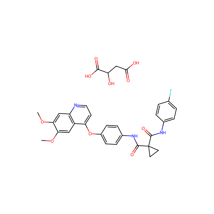 Cabozantinib malate (XL184), 肝细胞生长因子受体抑制剂