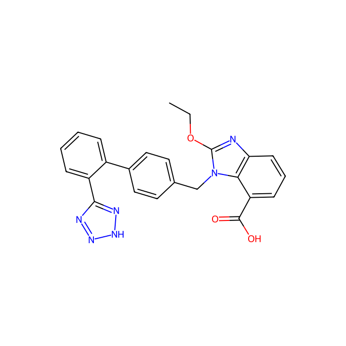 Candesartan (CV-11974), AT 1 受体拮抗剂