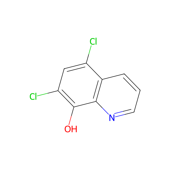 5,7-二氯-8-羟基喹啉, DNA 抑制剂