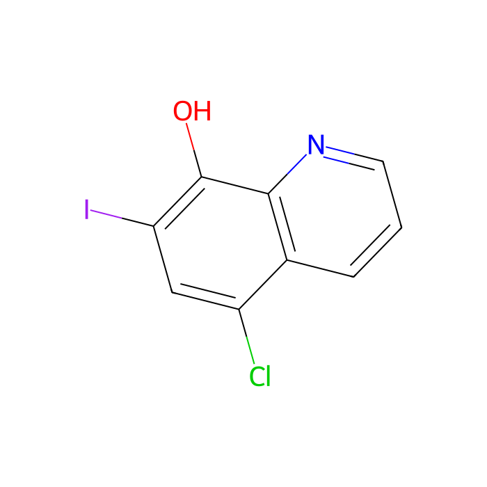 5-氯-8-羟基-7-碘喹啉, 铁螯合剂