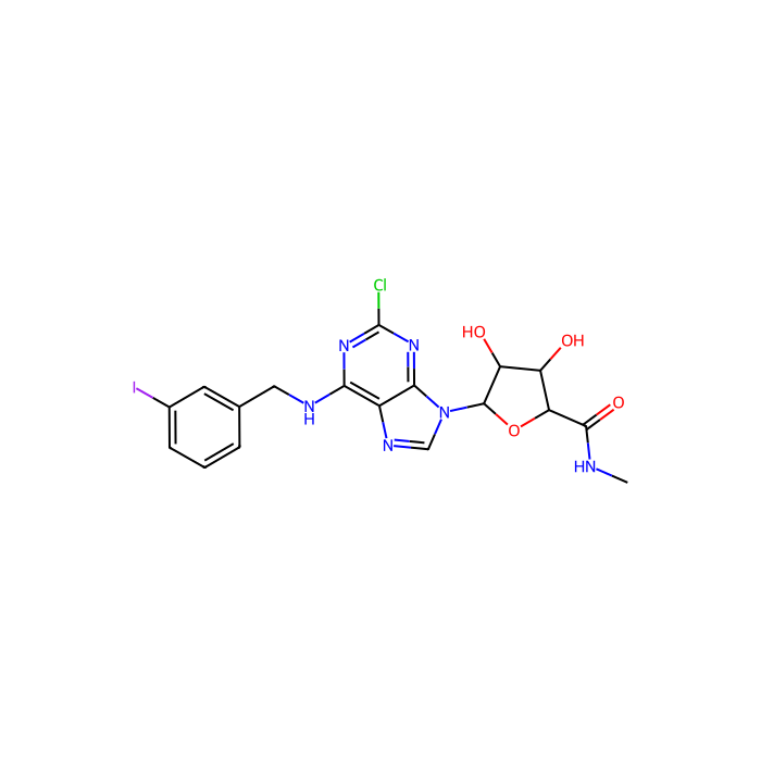 2-Cl-IB-MECA, 腺苷 A3 受体激动剂