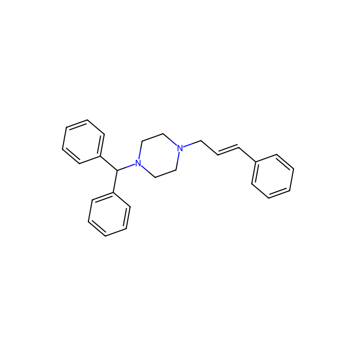 桂利嗪, 组胺 H1 受体拮抗剂