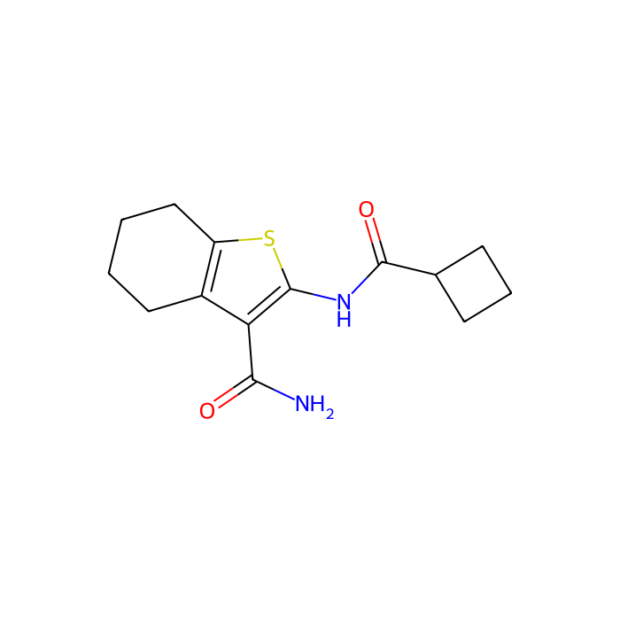 2-(Cyclobutanecarboxamido)-4,5,6,7-tetrahydrobenzo[b]thiophene-3-carboxamide
