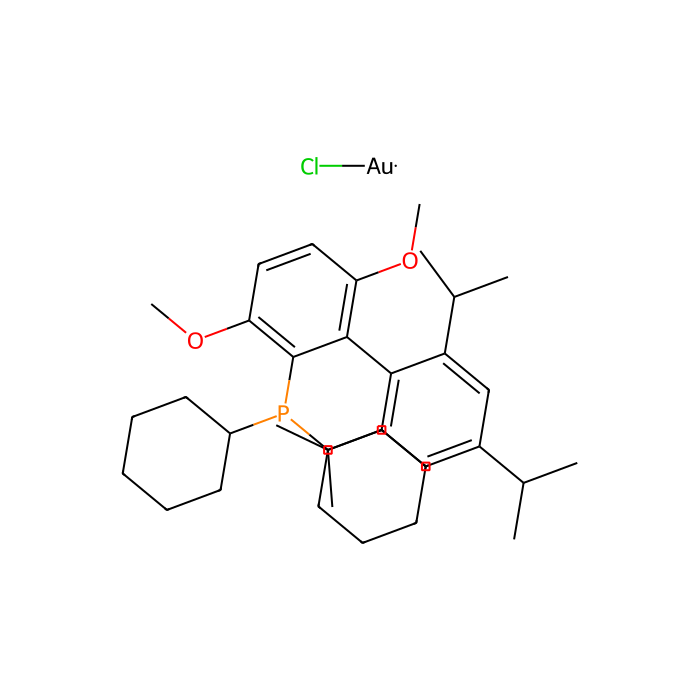 氯[2-(二环己基膦)-3,6-二甲氧基-2',4',6'-三异丙基-1,1'-联苯]金(I)
