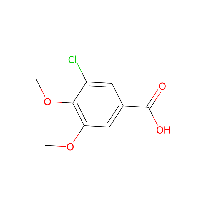 3-氯-4,5-二甲氧基苯甲酸
