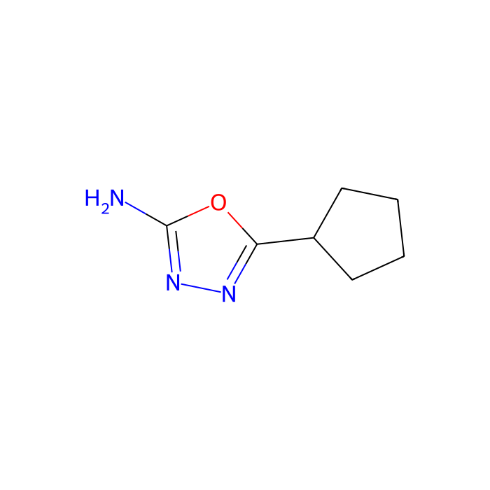 5-环戊基-1,3,4-恶二唑-2-胺