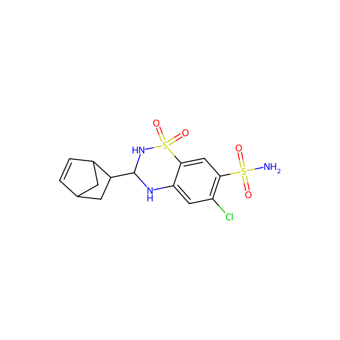 环噻嗪, 对噻嗪类药物敏感的钠氯共转运抑制剂