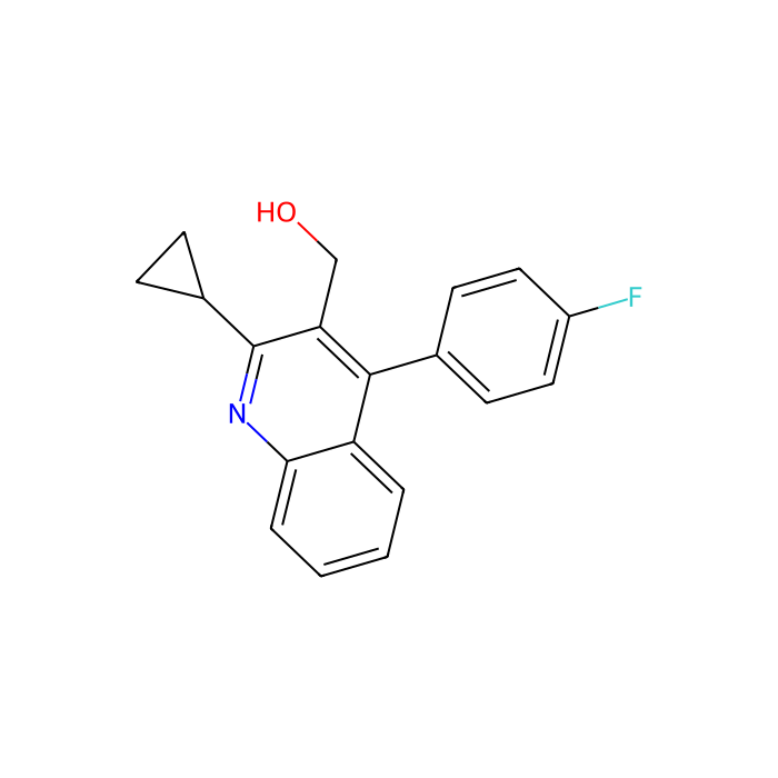 2-环丙基-4-(4-氟苯基)-3-喹啉甲醇