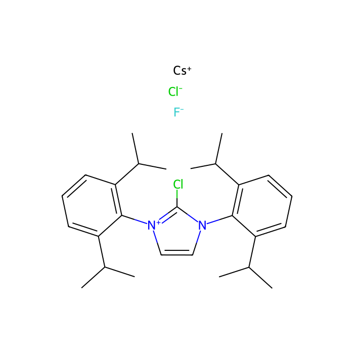 2-氯-1,3-双(2,6-二异丙基苯基)-1H-氯化咪唑-氟化铯络合物