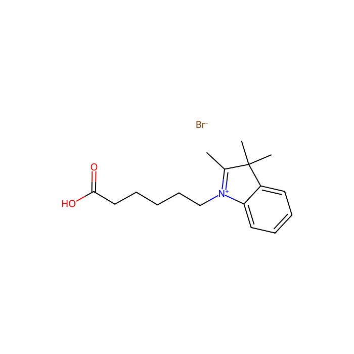 1-(5-羧基戊基)-2,3,3-三甲基-3H-吲哚-1-鎓溴化物
