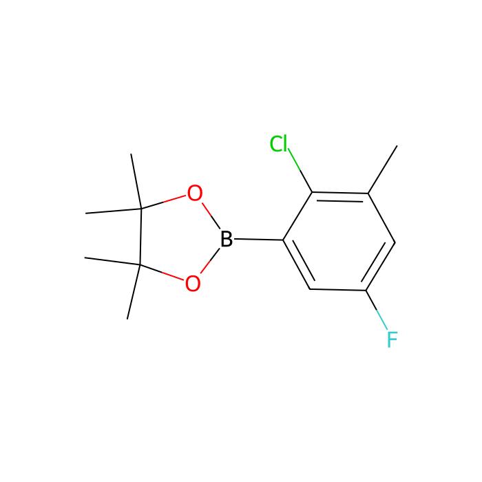 2-(2-氯-5-氟-3-甲基苯基)-4,4,5,5-四甲基-1,3,2-二氧硼杂环戊烷